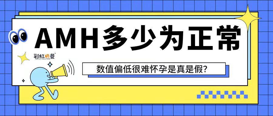 AMH数值偏低有何影响，多少是正常的呢？｜彩虹奶爸